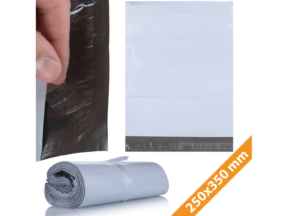 Sobre Plástico De Envio 250 X 350 Mm – 100 Unidades | Ldpe Resistente | Seguro E Discreto