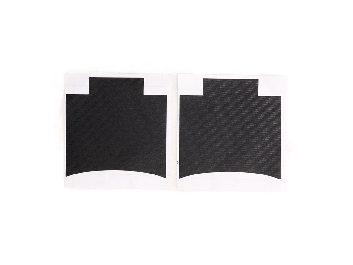 2pcs Adesivo De Fibra De Carbono Capa Frontal Protetor Anti-risco Para Capô De Carro Rc A86