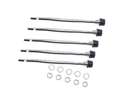 Conjunto De 5 Interruptores Liga Desliga Com Rosca 3 8 Polegadas, 1, 5a, 250v, 3a, 125v, Instalação Por Pressão Para