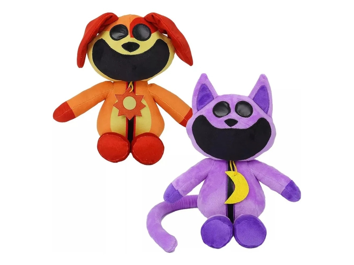 Lurelia Boneca De Smiling Critters, Pacote Com 2, Catnap E Dogday Em Peluche Colecionável, 11,8pol., Macio Para Coleção