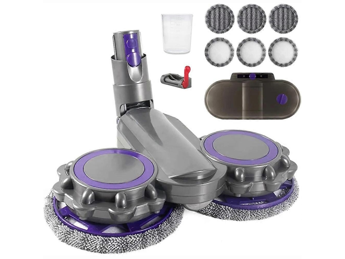 Acessório Para Aspirador V10, Electric Esfregona Head V10 Slim/ V12 Detect Slim Part Com Depósito De Água E Bloqueio Do Gatilho