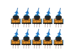 Interruptor de Palanca Led 12vdc 20a com 3 Pines Azul S/MARCA