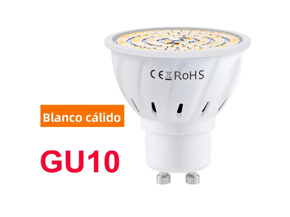 Lâmpada De Teto Led De 220v Com 48 Leds Brancos Quentes (gu10), Economizadora De Energia.