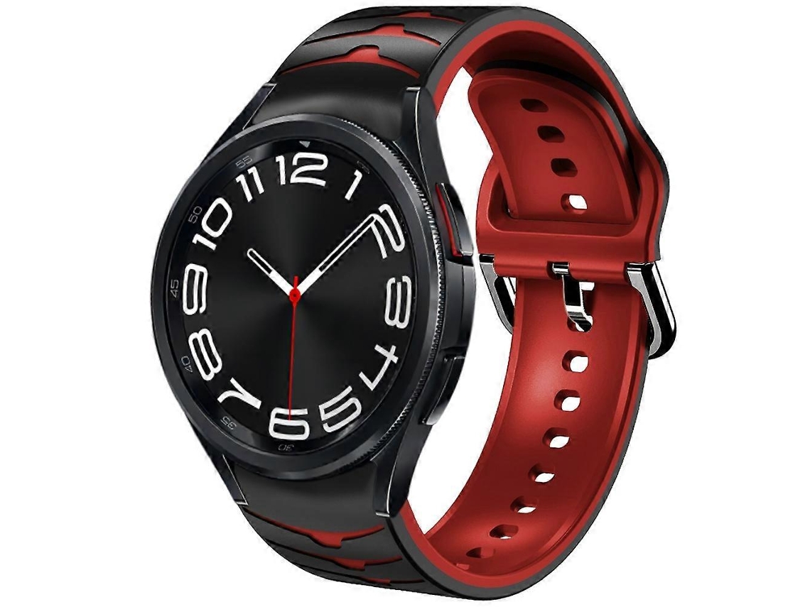 Pulseira De Relógio De Silicone Com Textura Curva