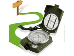 Bússola Militar, com Lente Resistente À Água, Prismática AQUAFORGE