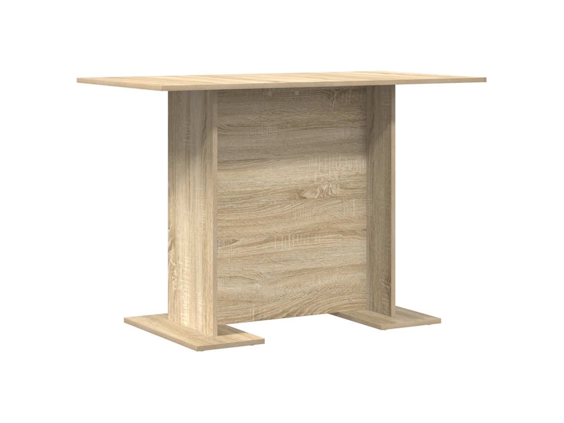 Conjunto 1 Mesa De Jardim Vidaxl Castanho Derivados De Madeira (110 X 60 X 75 Cm)