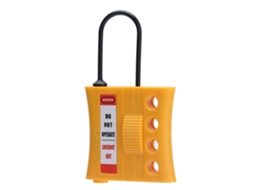 Laxiscreed Cadeado De Segurança Insulado Loto Com Design De 4 Orifícios Em Nylon Abs