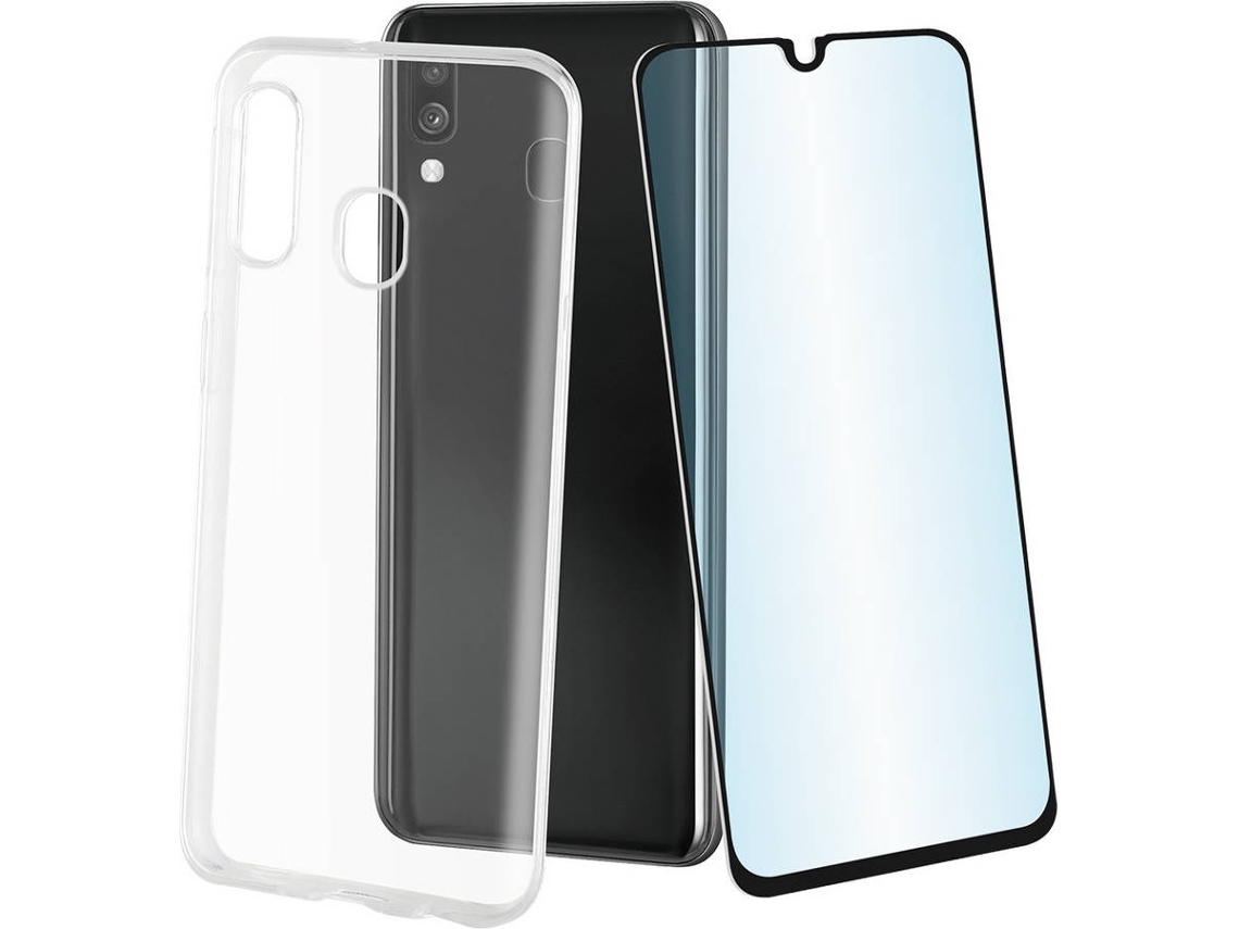 Capa e Película Samsung Galaxy A40 MUVIT Cristal Transparente