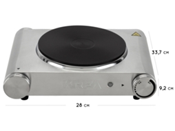 Fogão Portátil KREA HP10 (Nº de queimadores: 1)