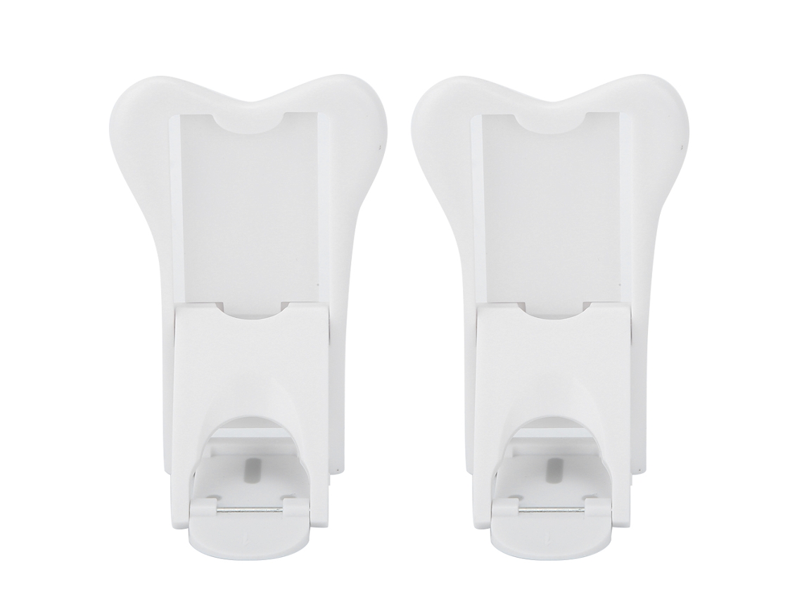 Mali 2pcs Travo de Segurança para Porta Janela Deslizante Abs Branco Proteção Bebê Anti pinch