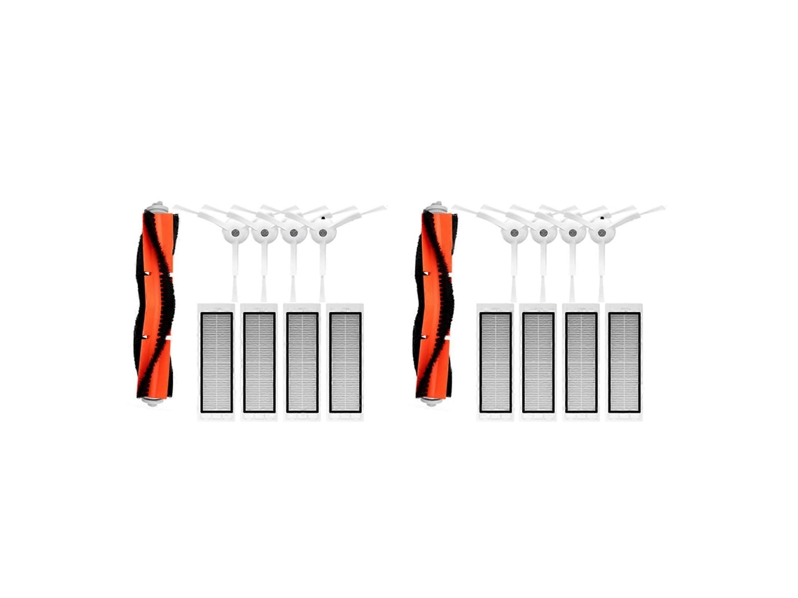 2 Filtros De Escova Lateral Principal Para Aspirador Robô Xiaomi Mi 1/1s Sdjqr01rr Sdjqr02rr Roborock E3, S4, S4 Max, S5_ptg