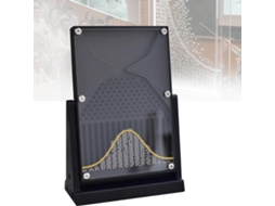 Quadro Galton 12 X 18 Cm, Modelo Matemático Distribuição Normal, Ferramenta Didática Para Laboratório Física,