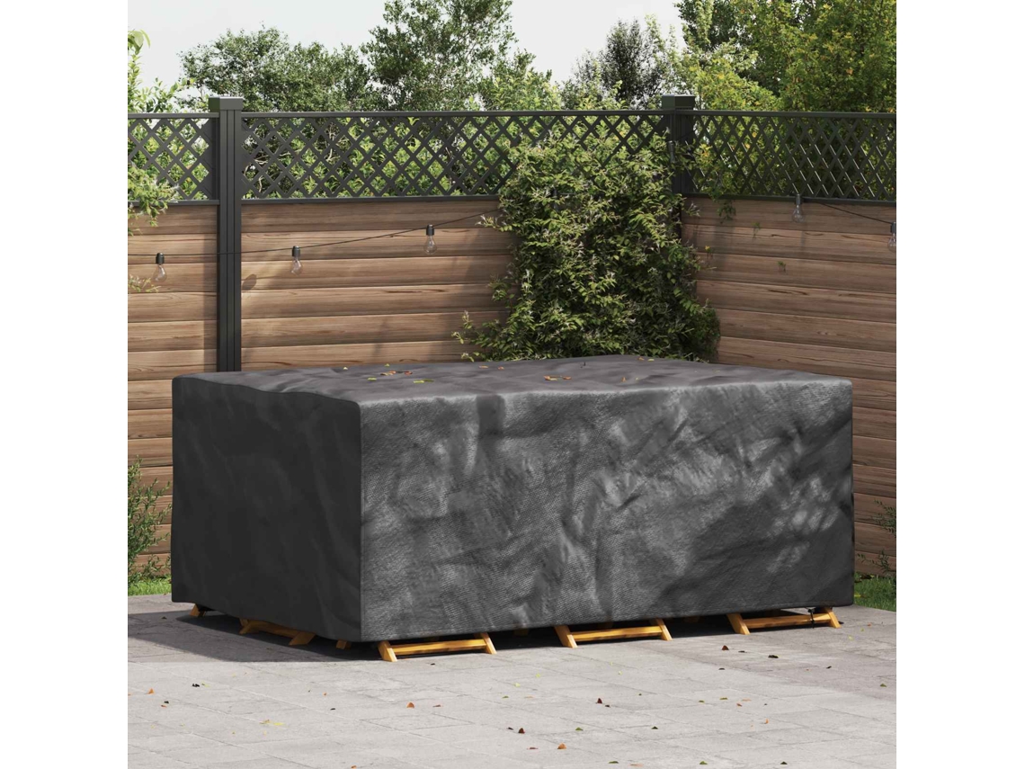 Vidaxl Capa Para Móveis Liso Preto 210 X 130 X 70 Cm 210d