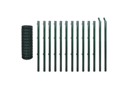 Euro Fence Set, Euro Fence Sets Vidaxl Verde Aço (n/a)