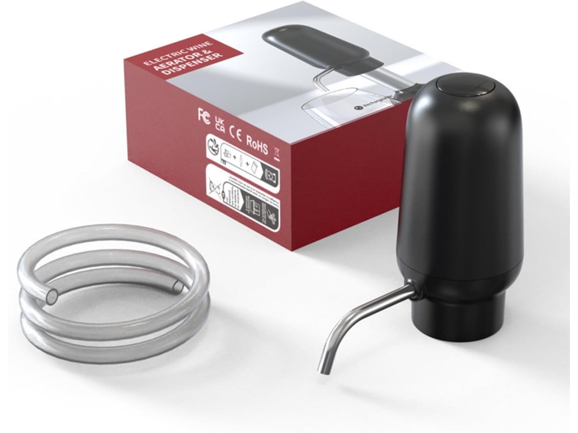 Conjunto De Oferta Com Garrafa De Vinho Elétrica Automática E Carregamento Usb, Perfeito Para Bares Domésticos E Festas Ao Ar Livre.