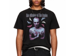 Rockinstone Silence Of The Lambs Movie Bill Neon Colors Black Adult T-shirt Size:s