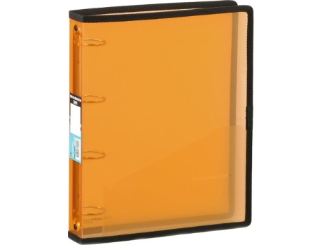 Livro Carpeta A4 4 Anillas 40mm Color Naranja Polipropileno Con Ribete De Desconocido (espanhol)