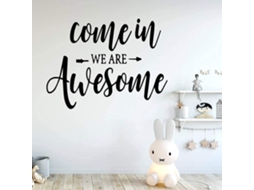Adesivos de parede em vinil divertidos, incríveis e especiais para decoração de quarto infantil, em PVC, para casa, 28 cm x 37 cm.