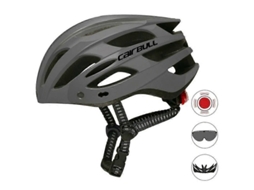 Capacete de Ciclismo TAISHENGDA com óculos magnéticos e viseira