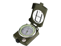 Bússola Militar Multifuncional, Profissional, Portátil, para Orientação em Trilhas, Camping, Viagens e Exploração. Cor: Verde. Dimensões: 8 AQUAFORGE