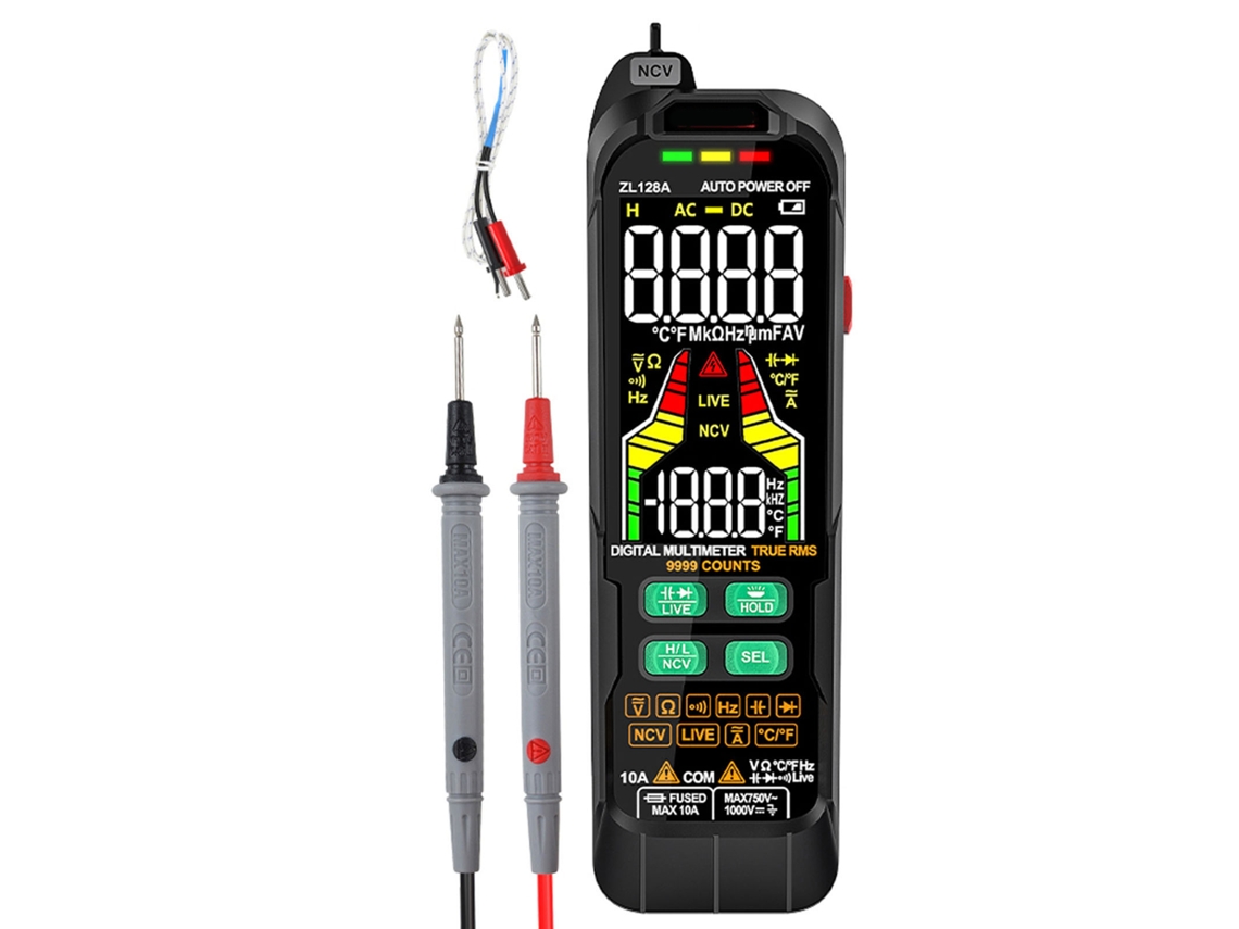 Caneta de Teste Elétrico Bipolar Automotivo, Digital LCD, 3-72V, Ferramenta de Reparo | S/MARCA