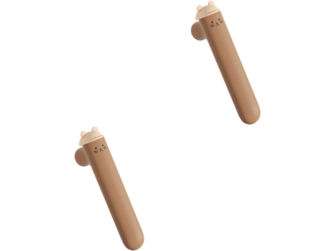 Artibetter Conjunto De 2-capas Protetoras Para Maçanetas Porta Em Formato Gato Decoração Casa Evita Arranhões E Colisões