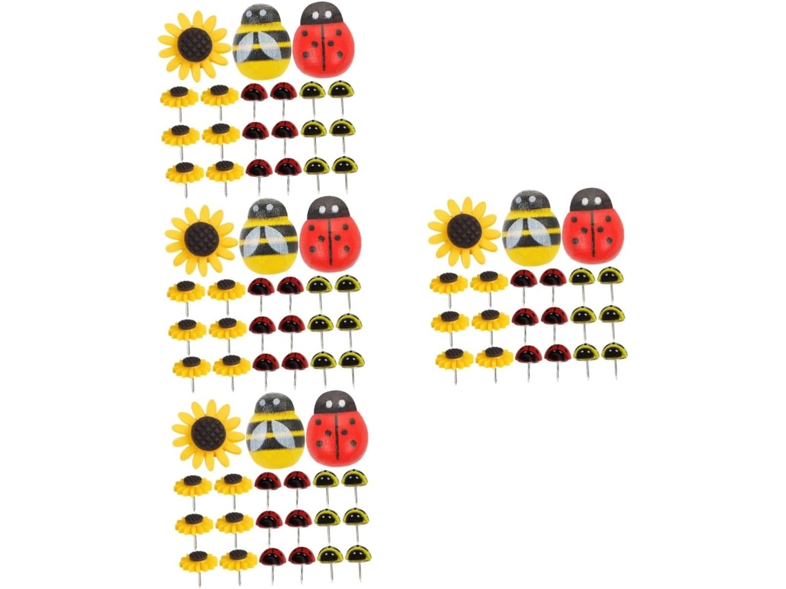 Conjunto De 30 Peças Com 4 Tachinhas Substituíveis Para Decoração