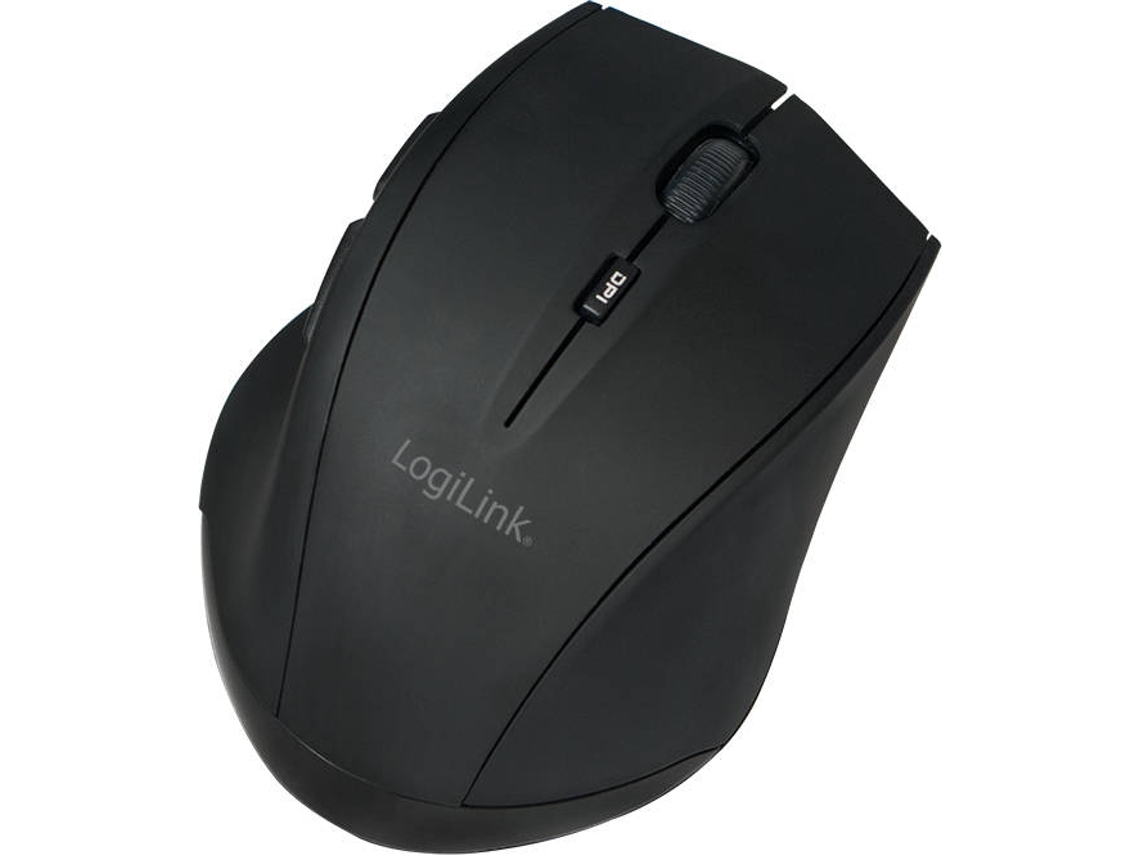Rato LOGILINK ID0032A (Bluetooth - Casual - 1600 dpi - Preto)