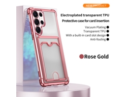 Capa Para Celular Samsung Com Proteção Contra Impactos Nos Quatro Cantos E Revestimento Eletroplástico Transparente Macio.rosa, S25