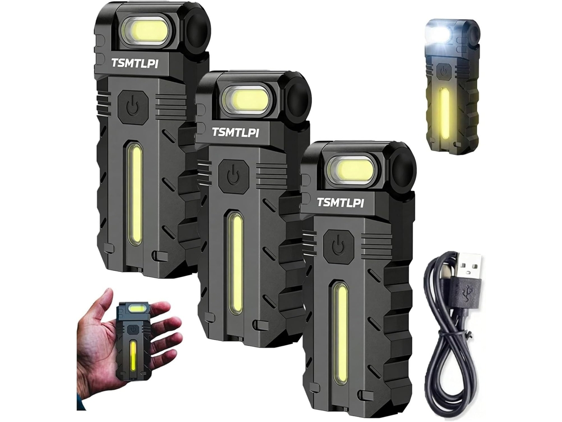 Lanterna De Trabalho Led Com Cabeça Giratória 180° – Feixe Duplo,