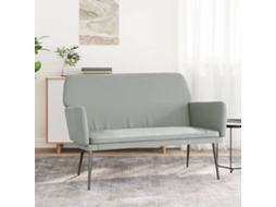Vidaxl Banco 108x79x79 Cm Veludo Cinzento-claro