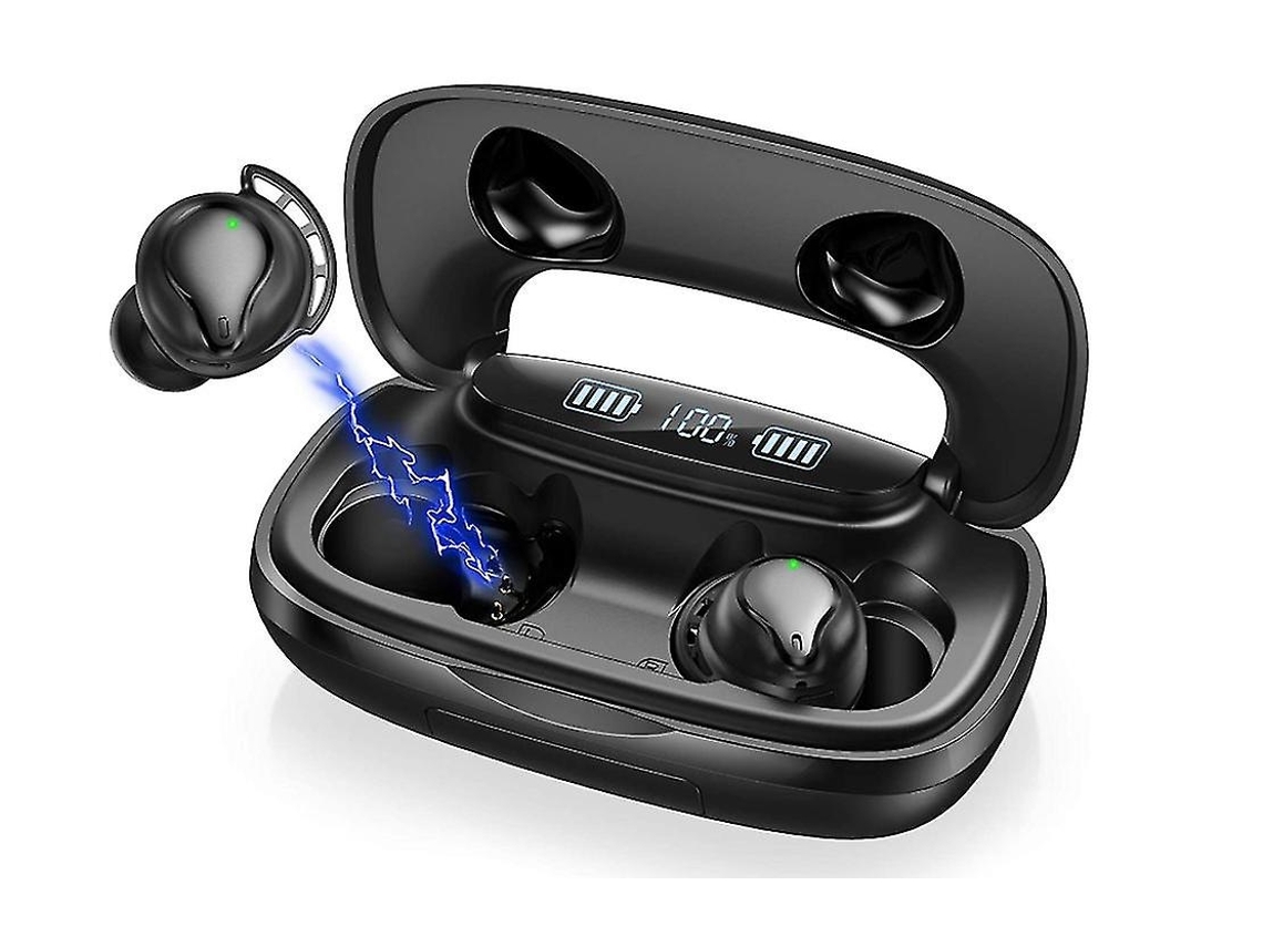 Fones Bluetooth Tws Mini Ipx7 Cvc8.0 170h Microfone Preto