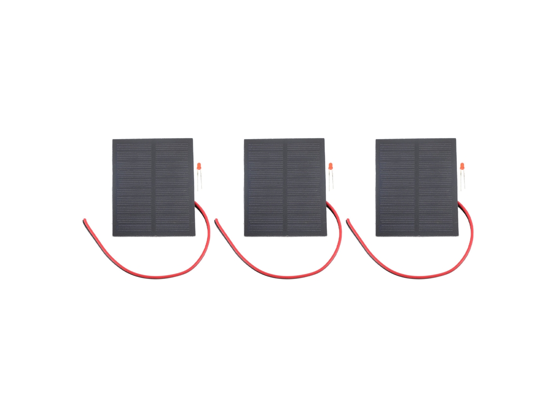 Kit Célula Solar Monocristalino 2w para Carregador de Celular | S/MARCA