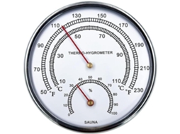 Termômetro SFUSHOS, Fahrenheit, para sauna, com mostrador interno
