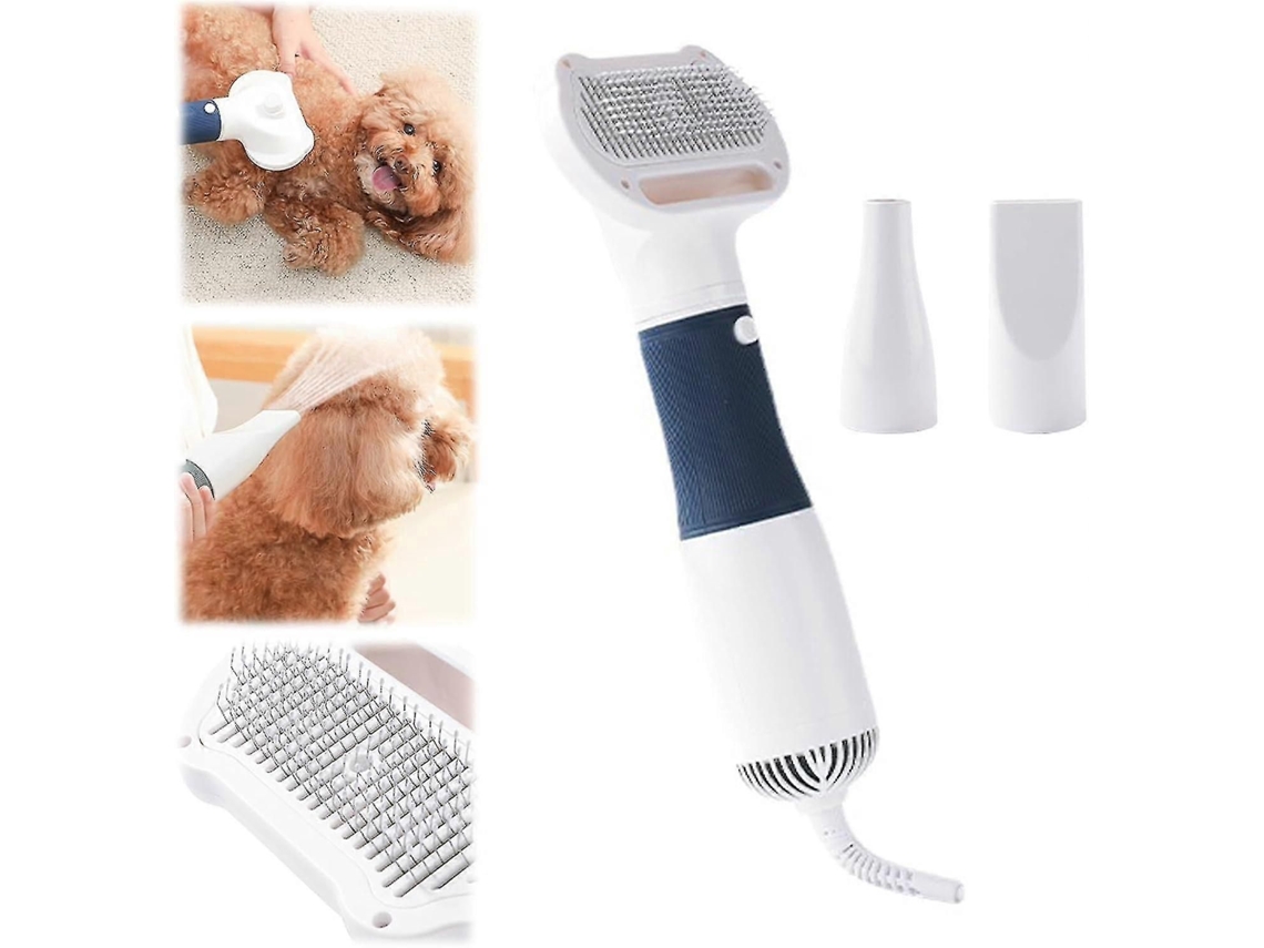 Secador de Pelos para Cães 3 em 1 com Escova Autolimpante e 2 Tipos de Jato. TAISHENGDA