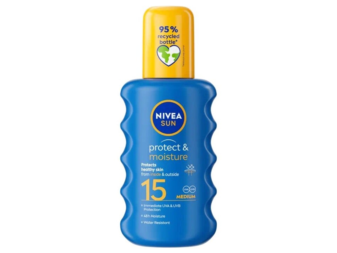 NIVEA Sun Protect & Moisture Spray Spf 15 200 Ml