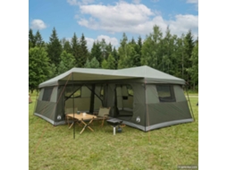 Vidaxl Barraca Familiar Com Capa De Chuva À Prova D'água 14 Pessoa
