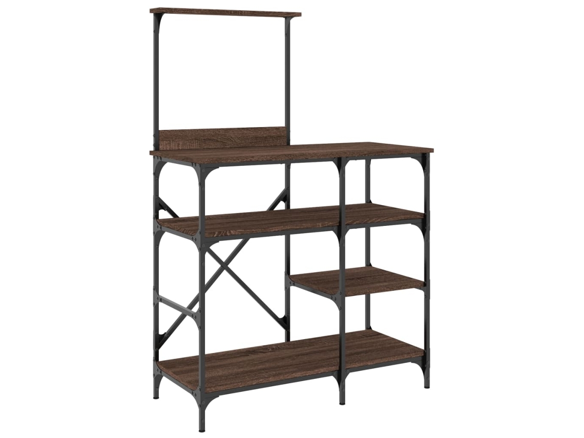 Baker's Rack, Baker's Racks Vidaxl Marrom Metal (n/a)