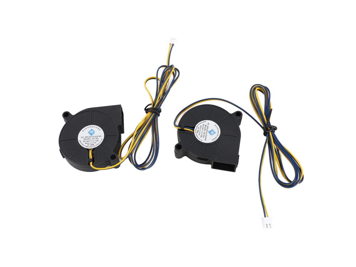 2pc Ventilador Brushless 50x50x15mm DC 24V para Impressora 3d e Computador