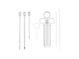 Injetor de Tempero LAXISCREED Aço Inox 3 Agulhas