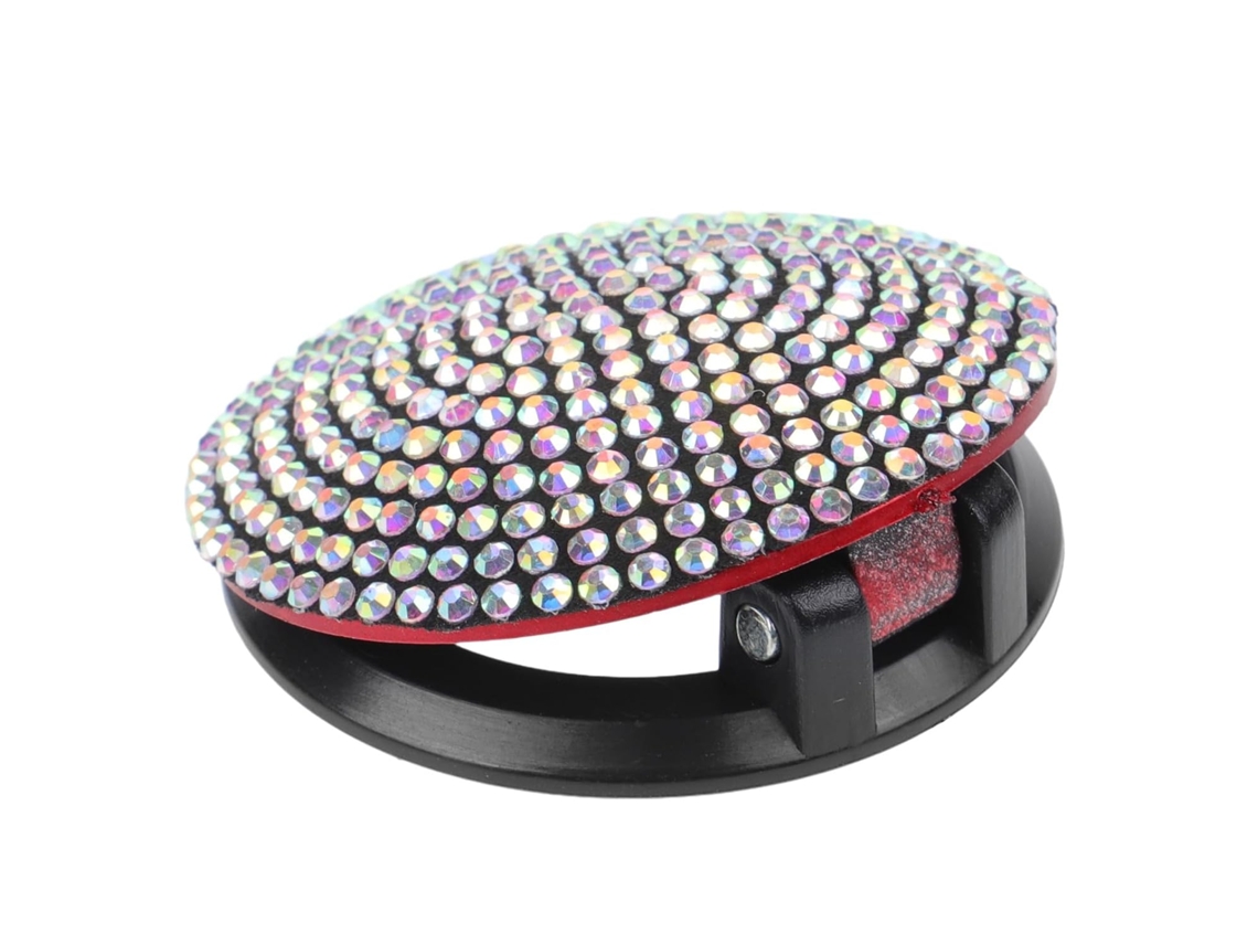 Capa protetora para botão de partida com strass, formato delicado e protetor, acessório.