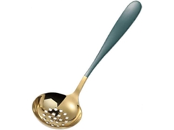 Colador de Acero Inoxidable Con Cucharón de Escurrido para Pasta Verduras Y Carne