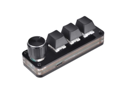 Teclado Mecânico De Programação Macro, Teclado De 2/3/4/5 Teclas, 1 Botão, Mini Botão Hot Swap, Teclado Para Jogos Faça Você Mesmo Ly Ebike