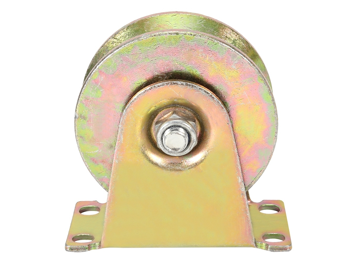 Rolo deslizante para portão (rolo de aço em formato de V, compatível com diâmetro de 100 mm)