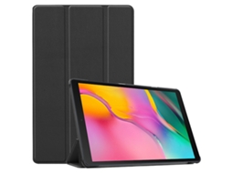 Capa Fina Com Suporte Para Galaxy Tab A9 11 Polegadas 2023, Protetora Rígida Preta Yde Tuotuo
