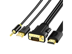 Adaptador Vga para Hdmi com Áudio LAXISCREED