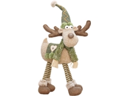 Rena De Natal Pernas Longas com Retrateis - Decoração Festiva de Inverno