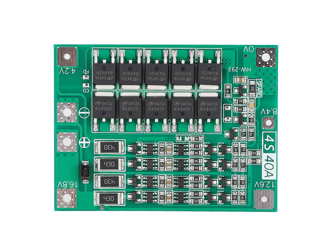 Placa De Proteção E Equalização De Bateria Li Ion