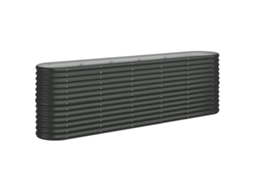 Garden Raised Bed, Garden Raised Beds Vidaxl Antracite Aço (224 X 40 X 68 Cm)