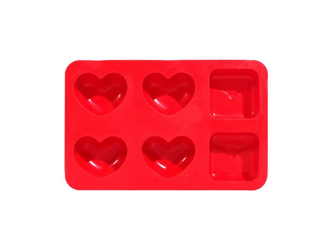 Moldes De Silicone Em Formato De Coração Para Chocolate, Ideais Para Confeitaria, Decoração De Bolos E Fondant.